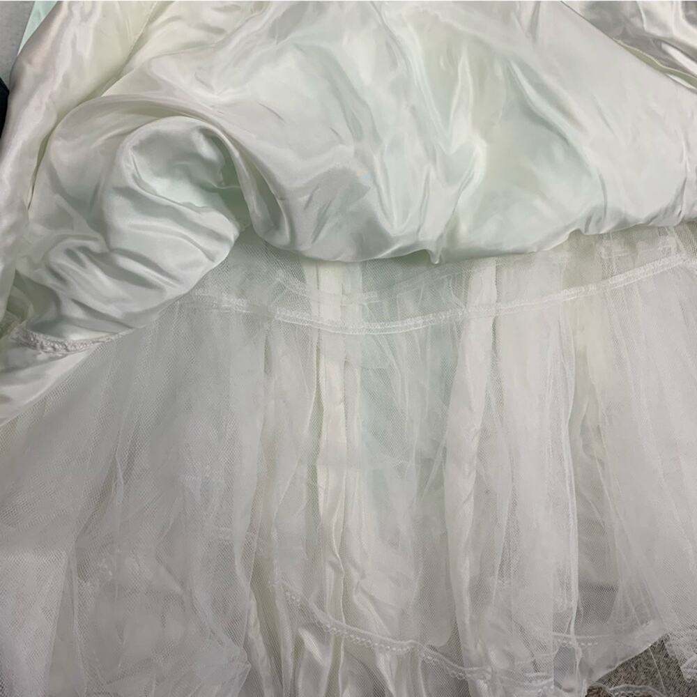 Gunne Sax juniors 11 women's small xs southern belle stripe dress frilly girly - Picture 8 of 14